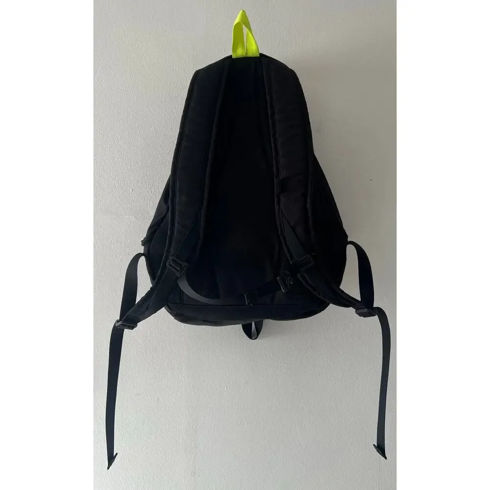 Nike CR7 Cheyenne Backpack Blackout w/ Neon Yellow Lining Heavy Duty VGC
